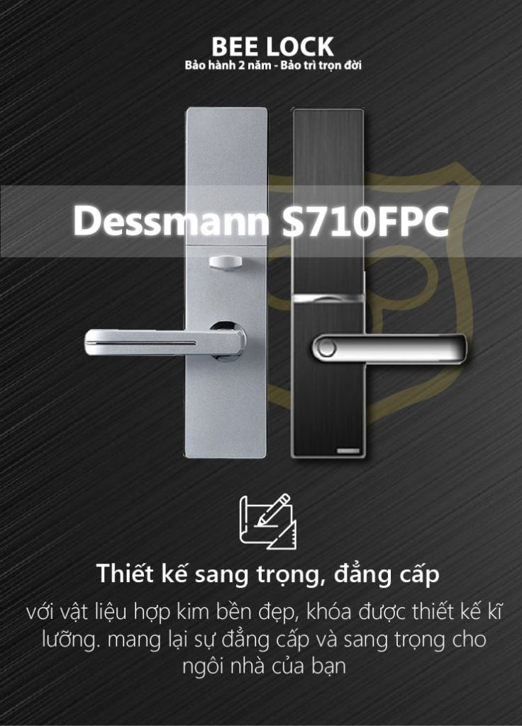 Khóa cửa điện tử Dessmann S710FPC