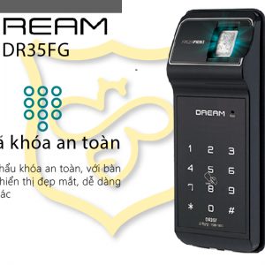 Khóa vân tay cửa kính Dream DR35FG