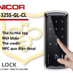 Khóa cửa thẻ từ Unicor UN 325S-GL-CL