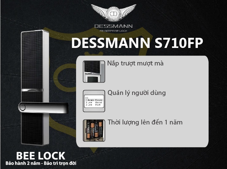 Khóa cửa điện tử Dessmann S710FP