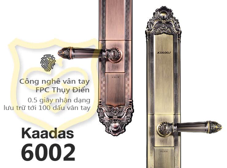 Khóa cửa vân tay Kaadas 6002
