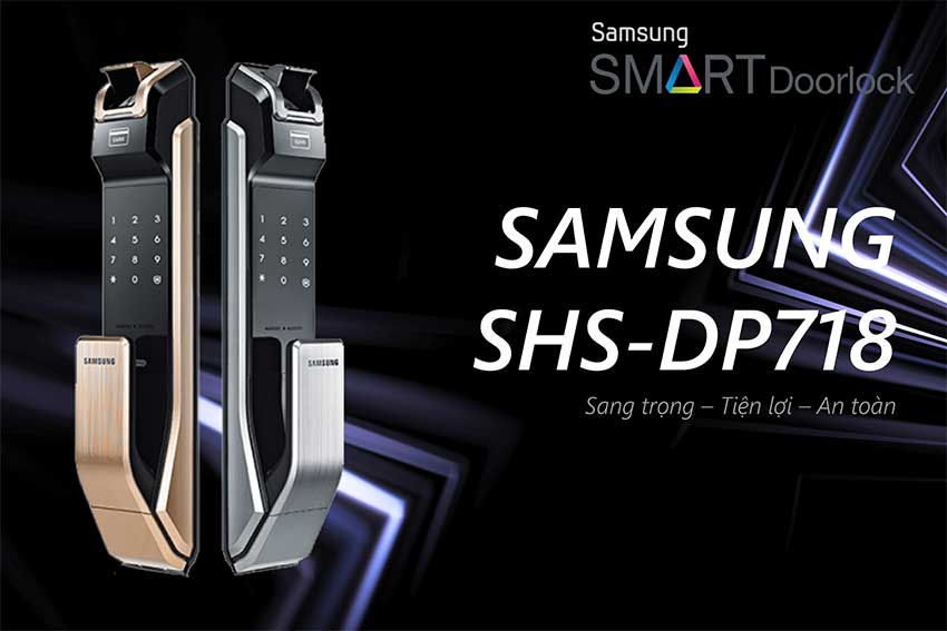 Khóa cửa điện tử Samsung SHS P718