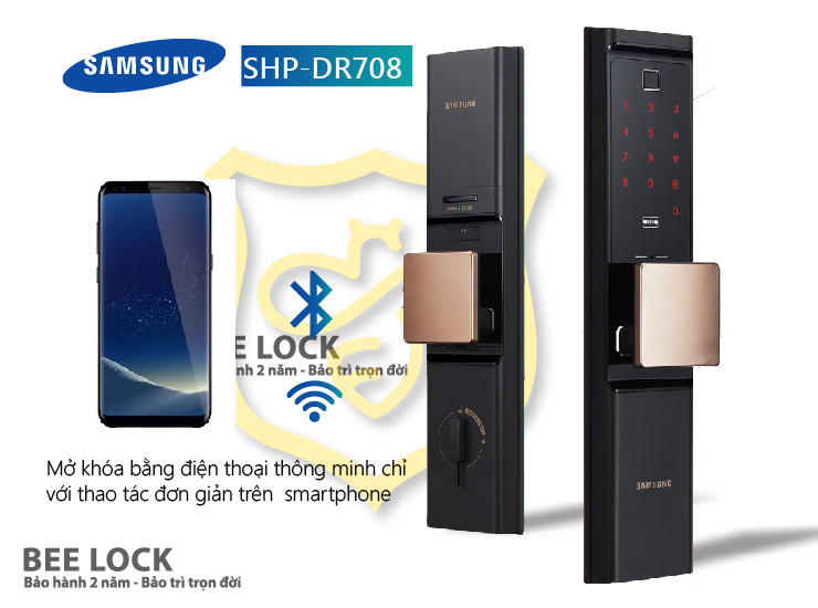 Khóa cửa điện tử Samsung SHP DR708