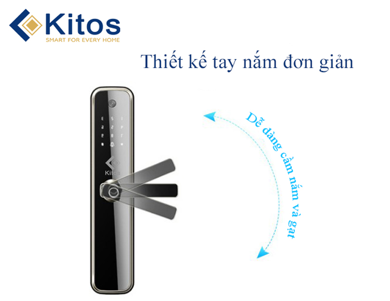 Khóa cửa vân tay camera Kitos KT-X3