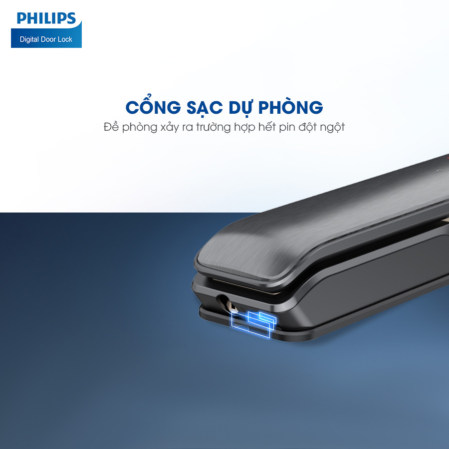 Khóa vân tay Philips 9200 - Khóa cửa điện tử